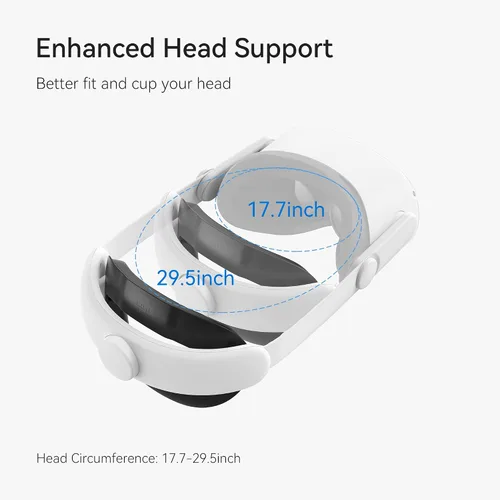 Vista 7 de KIWI design K2 Comfort Head Strap Accessories Compatible with OculusMeta Quest 2, Elite Strap Replacement for Enhanced Support of VR Headset, NOT