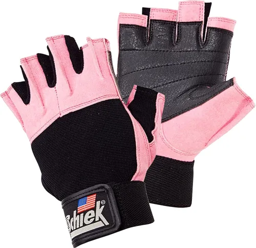 Vista 10 de Schiek Sports 520 - Guantes de levantamiento de pesas sin dedos para mujer
