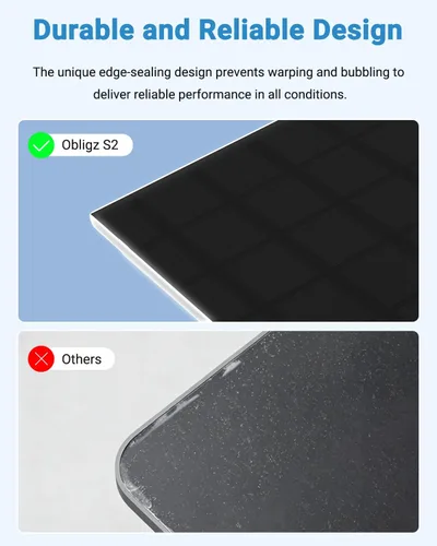 Vista 3 de AOV Cámaras de seguridad inalámbricas para exteriores con panel solar de 6 W, cámaras de grabación continua 24/7 para seguridad del hogar, WiFi 6