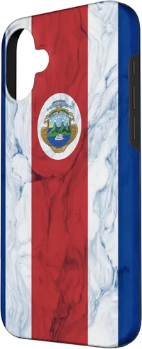 Vista 62 de Bandera de Costa Rica y fondo elegante - Funda del orgullo costarricense para iPhone 17