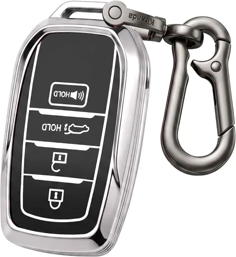 Vista 10 de Kirsnda - Funda para llavero compatible con Toyota, funda de protección de Azul