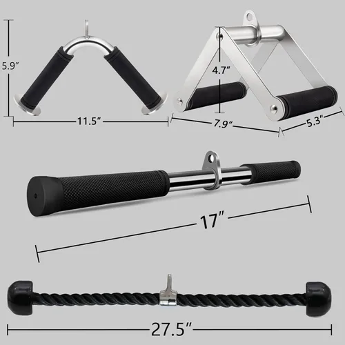 Vista 6 de QPARVERS Juego de accesorios para máquina de cables: varios combo disponibles