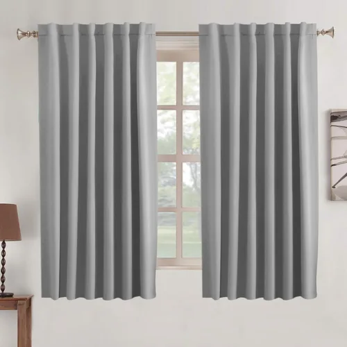 Vista 131 de Turquoize Cortinas Opacas con Aislamiento Térmico Paneles de Tratamiento de Ventanas con Bolsillo para Barra Paneles de Ventana para Ventanas