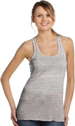 Vista 7 de Bella - Camiseta de tirantes para mujer, con espalda cruzada y holgada Athletic Heather