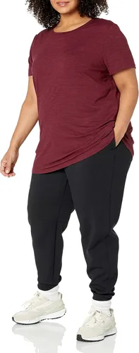 Vista 93 de Amazon Essentials Camiseta de manga corta con cuello redondo para mujer, de secado rápido, para entrenamiento, gimnasio, paquete múltiple