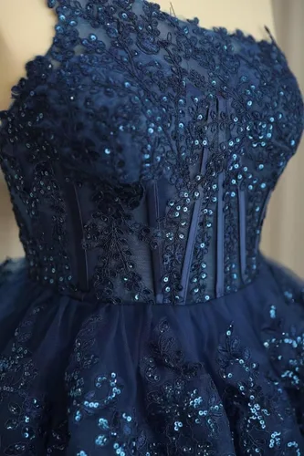 Vista 6 de One Shoulder Short Homecoming Dresses for Teens Sequin Sparkly Prom Dresses Tiered Lace Cocktail Dresses