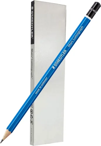 Vista 20 de STAEDTLER Mars Lumograph 2B - Lápiz de dibujo artístico de grafito, 6 lápices