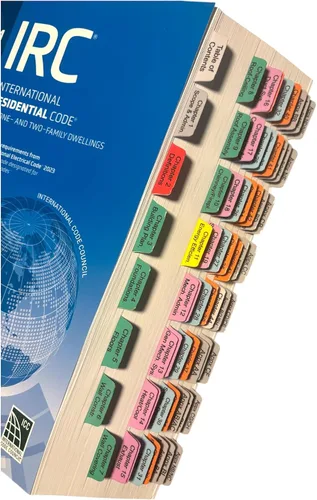 Vista 12 de Pestañas de libro para The International Building Code 2021. Pestañas laminadas, codificadas por colores y extraíbles para The IBC