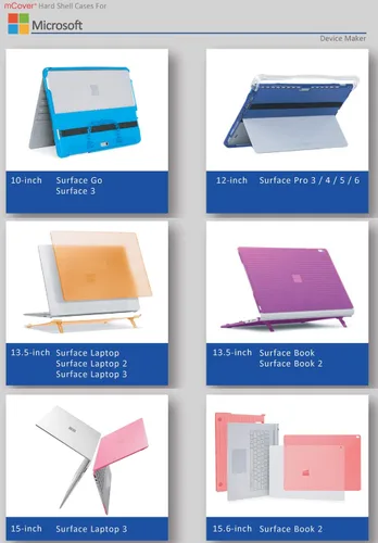 Vista 8 de mCover Funda compatible con laptop Microsoft Surface de 15 pulgadas 2019-2023 solo 5/4/3 (no compatible con otros modelos Microsoft Surface)