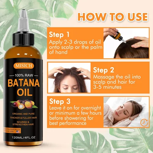 Vista 7 de MISICH Dr Sebi - Aceite de batana crudo, 100% natural y orgánico para el crecimiento del cabello, para hombres y mujeres, procedente de Honduras