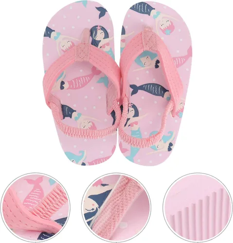 Vista 7 de 1 par de sandalias para niñas, sandalias para niñas, sandalias para niños, sandalias de verano, sandalias de playa, sandalias de verano para bebé
