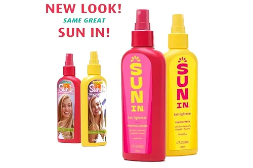 Vista 4 de Sun-In Spray Iluminador para Cabello, Brisa Tropical, 4.70 oz, paquete de de 3