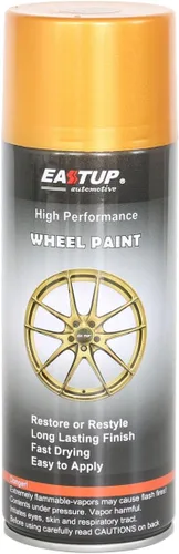 Vista 13 de EASTUP Pintura en aerosol de esmalte acrílico metálico de imitación de plata premium para ruedas - Acabado brillante, alta durabilidad, resistente