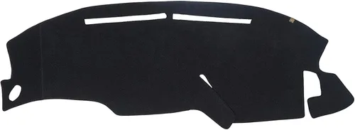 Vista 22 de AUQDD Funda de Cubierta de Tablero Compatible con 2004 2005 2006 2007 2008 2009 2010 Toyota Sienna, Alfombra de Tablero de Franela Negra Negro