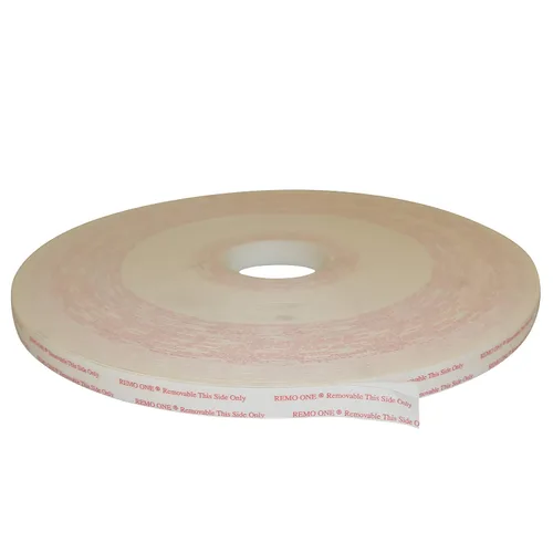 Vista 2 de FindTape Remo One Cinta de espuma de doble cara [extraíble/permanente]: 1/2 pulg. x 72 yardas x 1/16 pulg. de espesor (blanco)