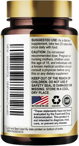 Vista 8 de Probióticos premium – 100 mil millones de UFC por porción – 10 cepas + prebióticos – El mejor suplemento para la salud intestinal para mujeres