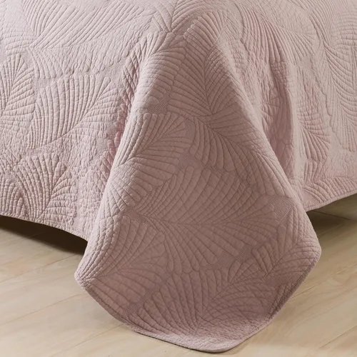 Vista 117 de Mixinni - Juego de colcha reversible de 2 piezas, tamaño individual, color beige, con patrón bordado elegante, juego de edredón y funda de almohada