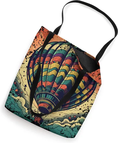 Vista 2 de Hot Air Balloon Tote Bag