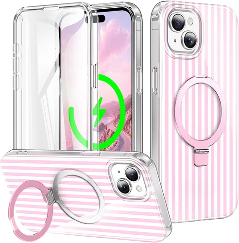 Vista 33 de Funda para iPhone 16 con protector de pantalla-Lotus A25