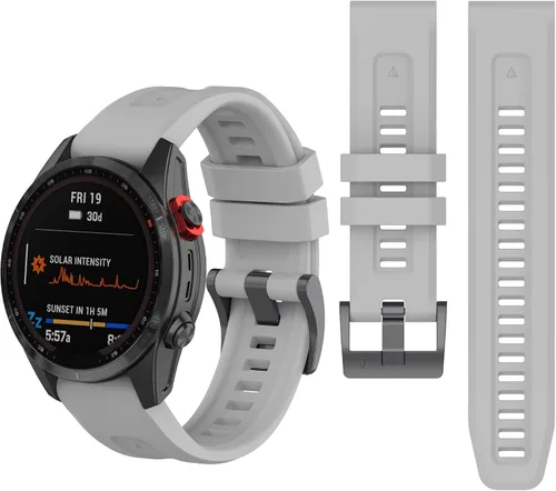 Vista 14 de Correa de reloj de silicona compatible con Garmin Fenix 7/Fenix 6 Pro/Fenix 5 Plus/935/945/Descent G1/EPIX Gen 2/Instinct de repuesto de ajuste
