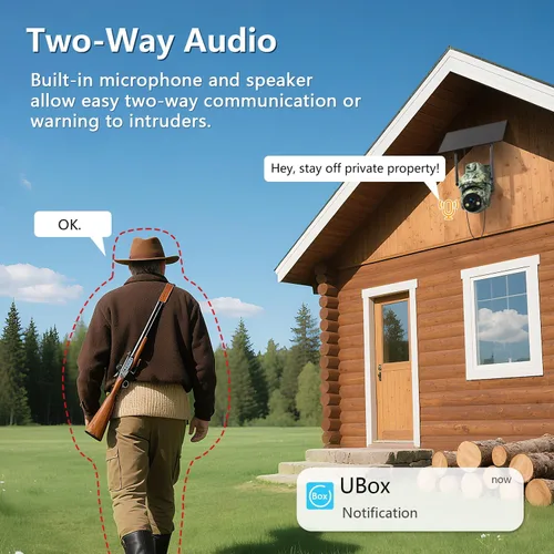 Vista 6 de Cámaras celulares 4G LTE, tarjeta SIM integrada y tarjeta SD, no necesita WiFi cámara de rastreo con vista en vivo 2K 360°, cámara de seguridad