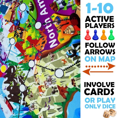Vista 3 de Juego de mesa para niños de 8 a 12 años - Juegos de cartas educativos
