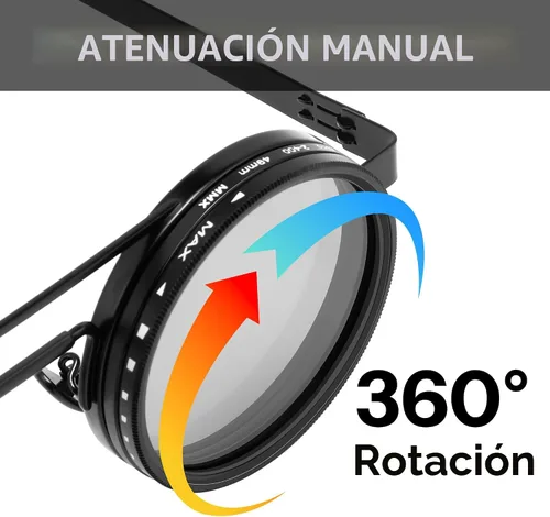 Vista 5 de FEISEDY Gafas de sol redondas polarizadas ajustables para hombres y mujeres Aviador negro 0319