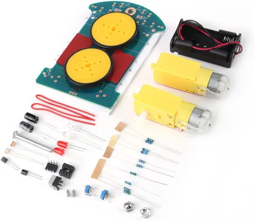 Vista 3 de Kit de bricolaje de coche de seguimiento inteligente, robot inteligente para automóvil, robot de seguimiento para automóvil, kit de accesorios