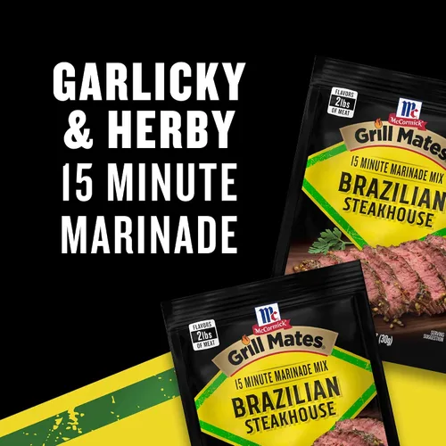 Vista 13 de McCormick Grill Mates Mezcla de adobo brasileño para carne, 1.06 oz