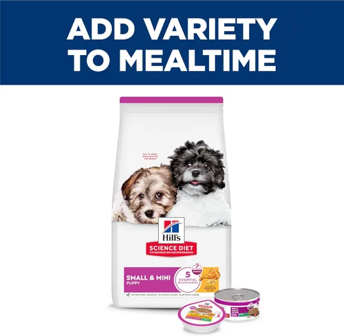 Vista 9 de Hill's Science Diet - Comida húmeda para cachorros de razas pequeñas y mini, ternera y cebada en lata, 5.8 oz, 24 paquetes #1 Recomendado por