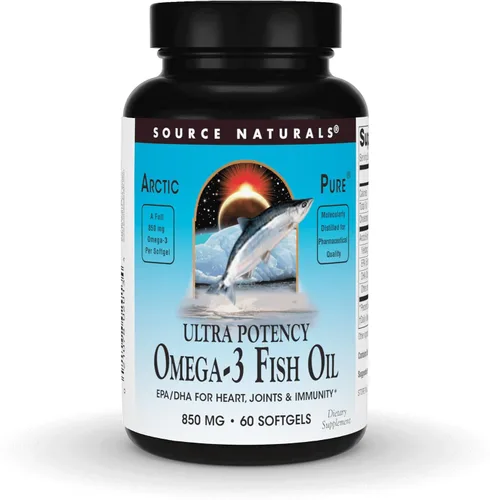 Vista 7 de Source Naturals ArcticPure Ultra Potency 850 mg Aceite de pescado Omega-3 - 30 cápsulas blandas