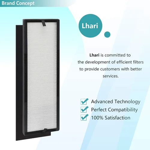 Vista 5 de NEA-F1 Filtro de repuesto True HEPA, compatible con purificador de aire Eureka NEA120 y purificador de aire Toshiba CAF-W36USW, paquete de 2