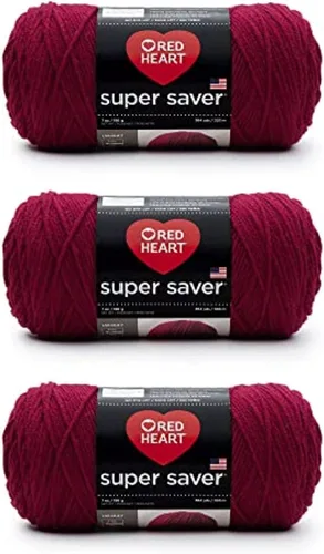 Vista 90 de Red Heart Hilo Super Saver, paquete de 3, Monet 3