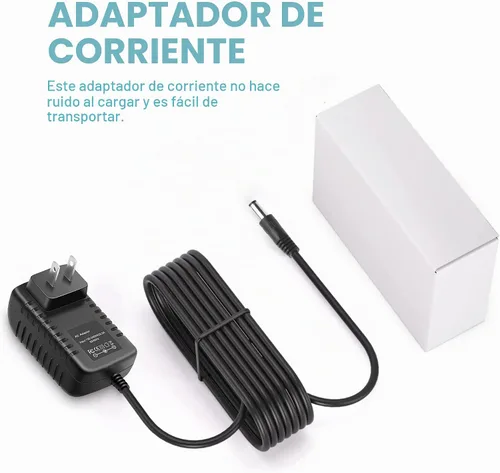 Vista 5 de Cargador adaptador AC/DC compatible con WowWee CHiP Robot Toy Dog - Cable de fuente de alimentación Smartbed