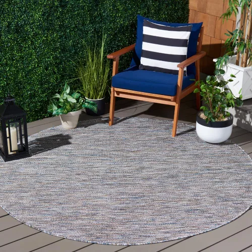 Vista 39 de SAFAVIEH Courtyard Collection CY8520 - Alfombra decorativa sólida para interiores y exteriores, impermeable, fácil limpieza, 2 x 3 pies 7 pulgadas