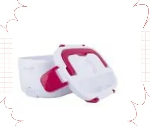 Vista 4 de Lonchera Eléctrica Lunch Box Cubierto Portátil Porta Comidas 110V