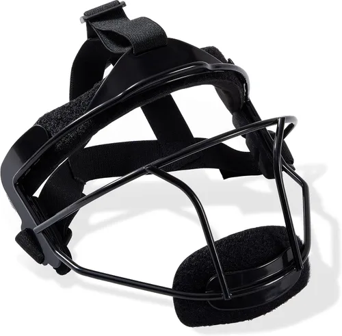 Vista 2 de Softball Face Mask Defense Liner, Includes: 1 Forehead Pad, 2 Side Pads, 2 Chin Cups, 1 Ponytail Strap, 1 Large Super Glue Magic Hook