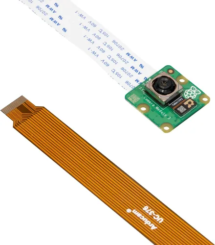 Vista 3 de Arducam para Raspberry Pi Cámara Módulo 3, 12MP IMX708 75 ° (D) Autofocus Pi Cámara V3 con estuche acrílico, cable FFC de 15-22 pines