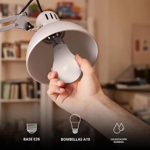 Vista 5 de Feit Electric OM60/927CA/AG Bombilla LED Inteligente A19 Equivalente a 60W, WiFi Regulable, No Requiere Concentrador, Alexa y Google Assistant, 4.4