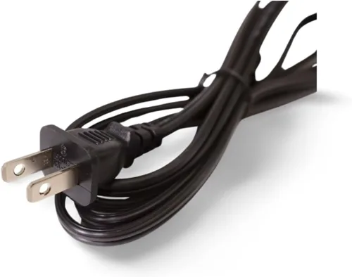 Vista 3 de Cable de alimentación de impresora de 2 clavijas, figura 8, compatible con Canon PIXMA y más