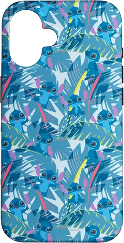 Vista 32 de Disney Lilo and Stitch - Carcasa para iPhone 17, diseño tropical de los años 90
