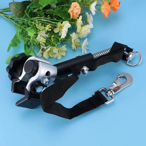Vista 5 de NOLITOY Accesorio de remolque de bicicleta, remolque de bicicleta, acoplador universal para remolque de bicicleta, conector de enganche de remolque