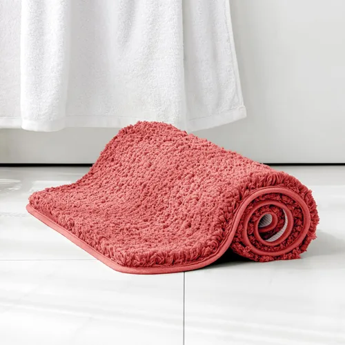 Vista 122 de MIULEE Alfombras de baño negras, suaves y pequeñas, absorbentes, antideslizantes, de secado rápido, esponjosas, para baño, bañera y duchas, lavables