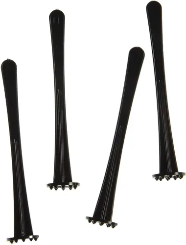 Vista 2 de Swizzle Lemon Muddler para cócteles y bebidas de té helado (paquete de 25) (negro, 4.331 in pequeño)