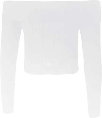 Vista 3 de Suéteres de gran tamaño con cuello barco para mujer, otoño 2023, a la moda, manga larga farol, suéter recortado, suéter mullido