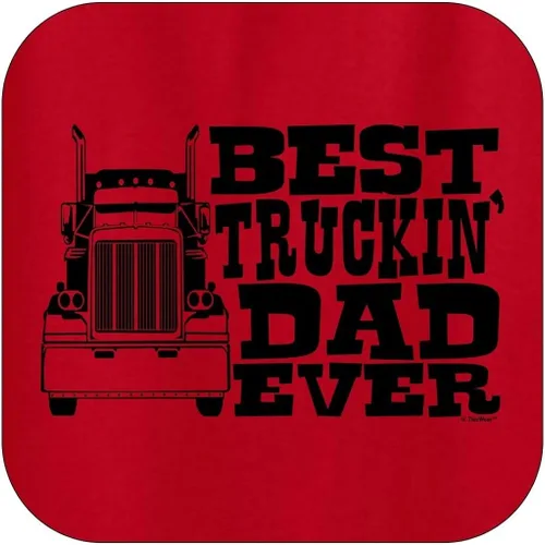 Vista 2 de Dad Gift Best Truckin Dad Ever Truck Driver Sudadera con capucha