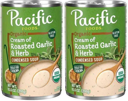 Vista 13 de Pacific Foods Crema orgánica de sopa de pollo, lata de 10.5 oz