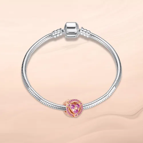 Vista 2 de Dije de plata S925 para pulsera, collar de plata de ley, colgante de superhéroe, para mujeres y niñas