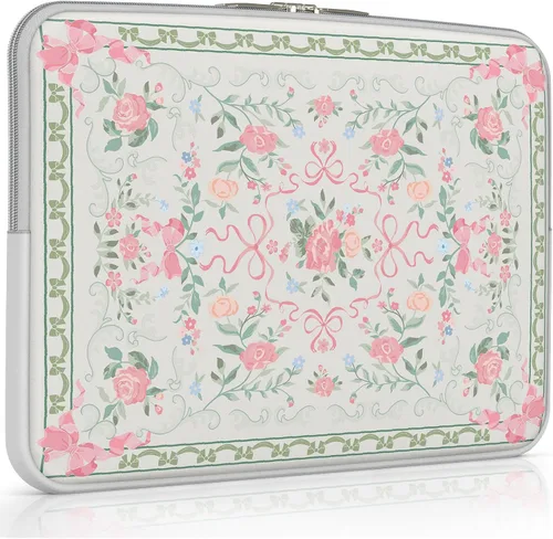 Vista 21 de iCasso - Funda para MacBook Air de 13 a 13.6 pulgadas, M5-M1, color marrón Rompecabezas marrón