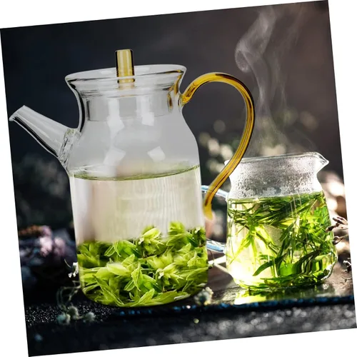 Vista 4 de Infuser Design Tea Pot Home Tetera de vidrio Tetera de mano para Drinkware